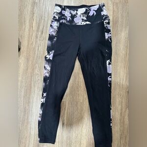 Skechers GO WALK High-waisted Black and Purple Women’s Leggings